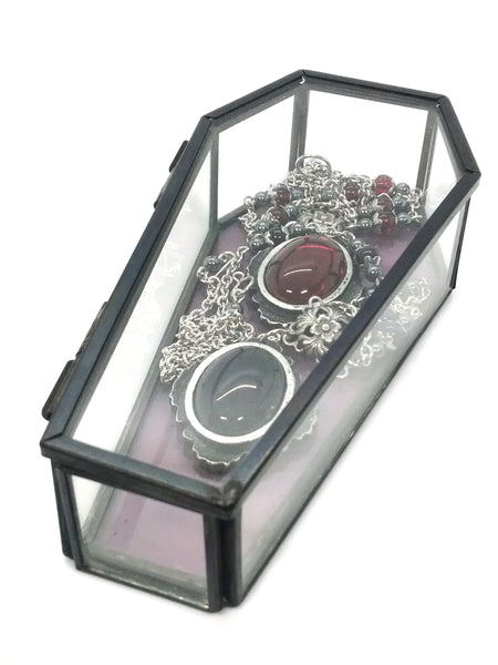 (Wholesale) Goth Necklace - Vampiric Amulet with Setting Options