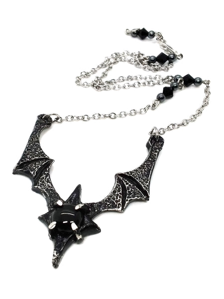 Goth Necklace - Bat Wing Necklace