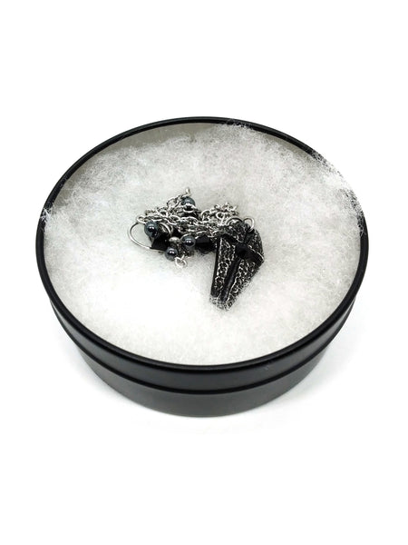 (Wholesale) Goth Necklace - Small Coffin Necklace