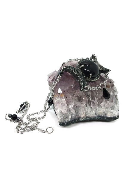 Triple Moon Goddess Necklace