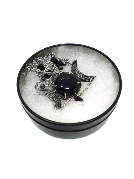 Triple Moon Goddess Necklace