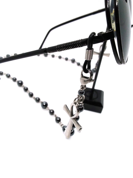 Steel Ankh Eyeglass Chain