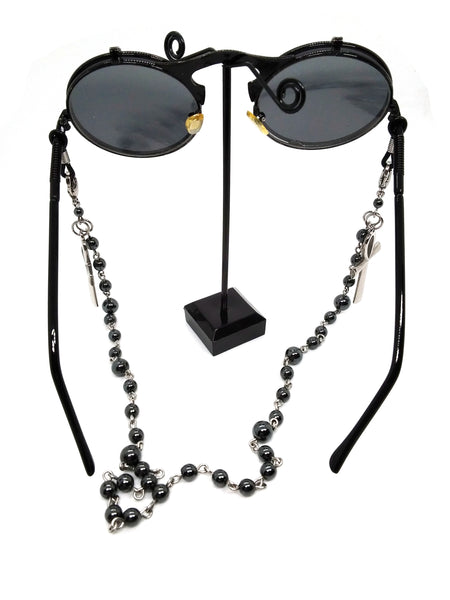Steel Ankh Eyeglass Chain
