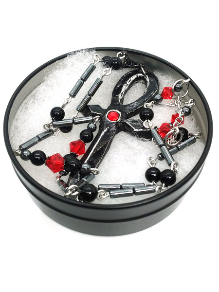 Goth Necklace - Gothic Ankh