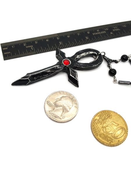 Goth Necklace - Gothic Ankh