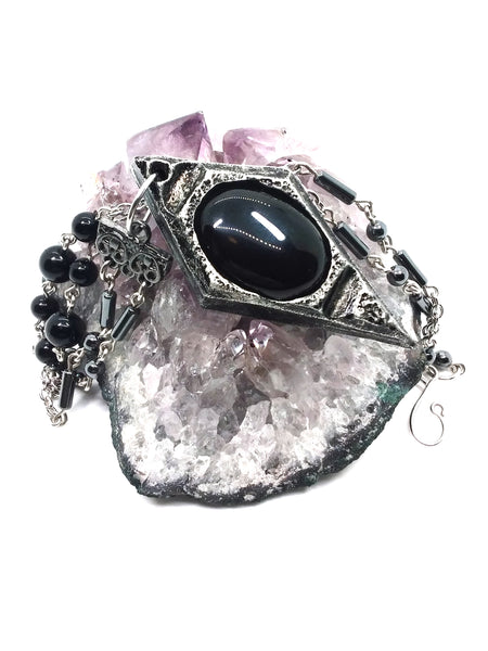 (Wholesale) Goth Necklace - Obelisk