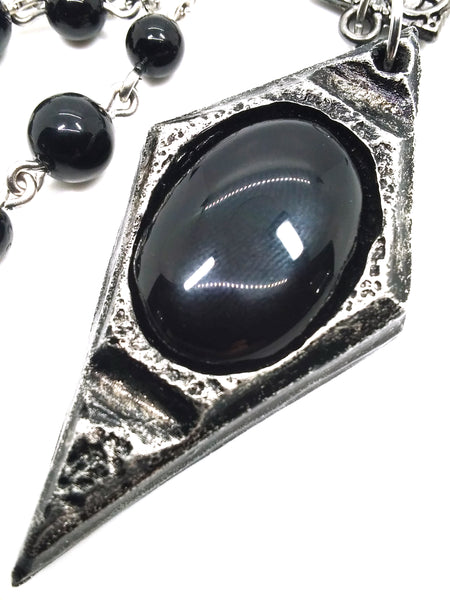(Wholesale) Goth Necklace - Obelisk