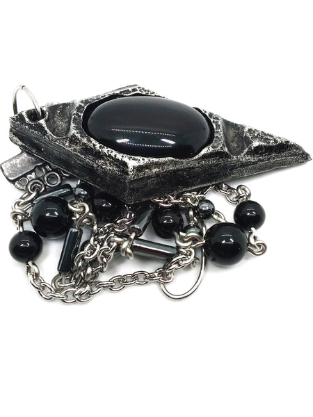 (Wholesale) Goth Necklace - Obelisk