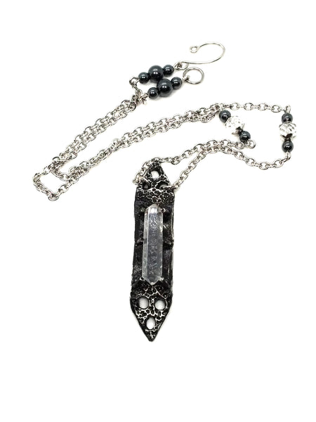 Goth Necklace - Cathedral Window Ruin Necklace