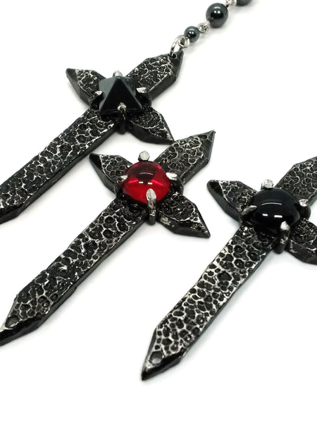 (Wholesale) Spiked Cross Rosary