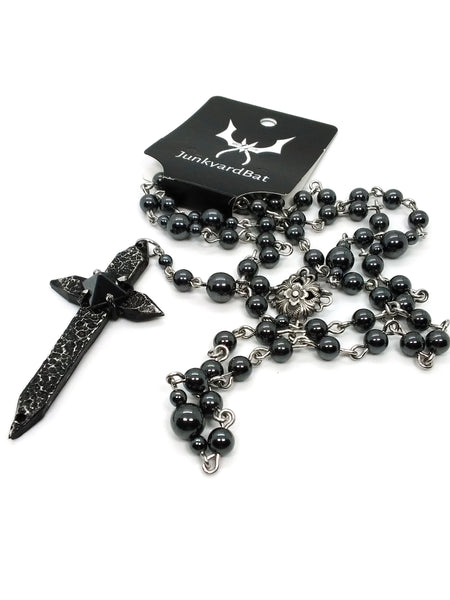 (Wholesale) Spiked Cross Rosary