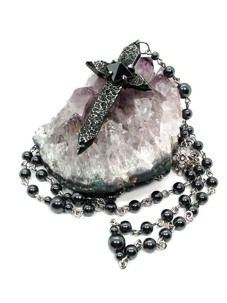 (Wholesale) Spiked Cross Rosary