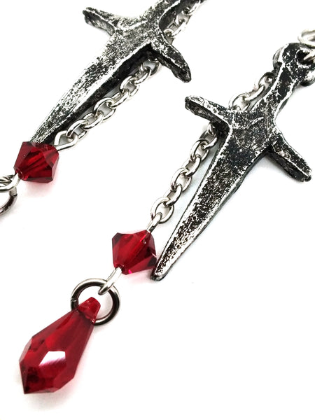 Goth Earrings - Dagger Earrings