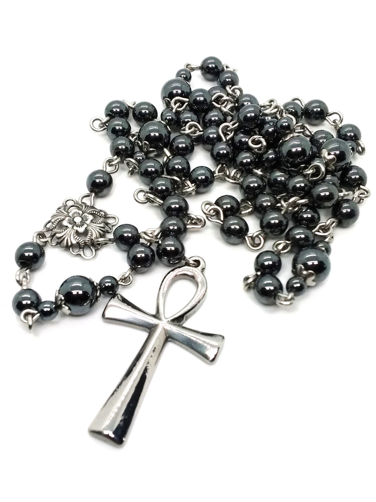 Killstar Say Your Prayers Rosary Necklace Silver - Nyctophilia Gothic Shop  Hamburg