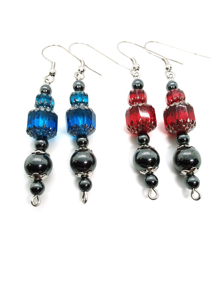 Goth Earrings - Cathedral Glass