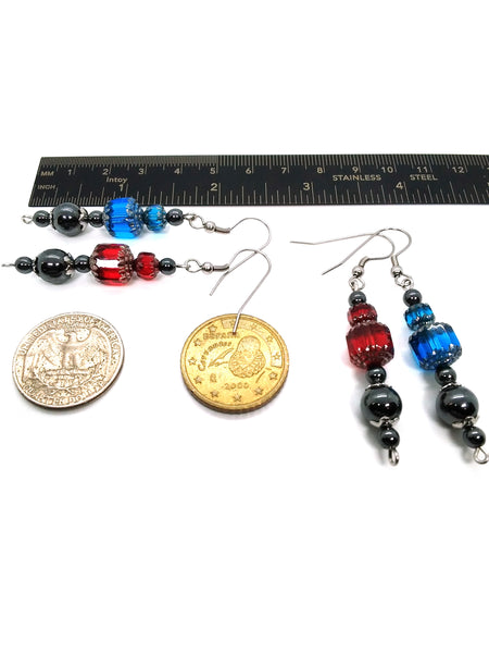 Goth Earrings - Cathedral Glass