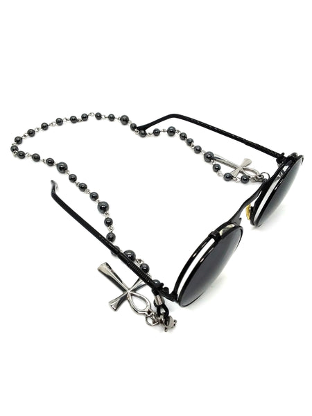 Steel Ankh Eyeglass Chain