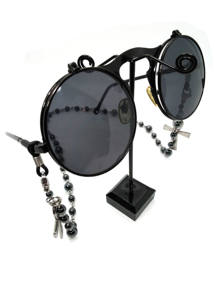 Steel Ankh Eyeglass Chain