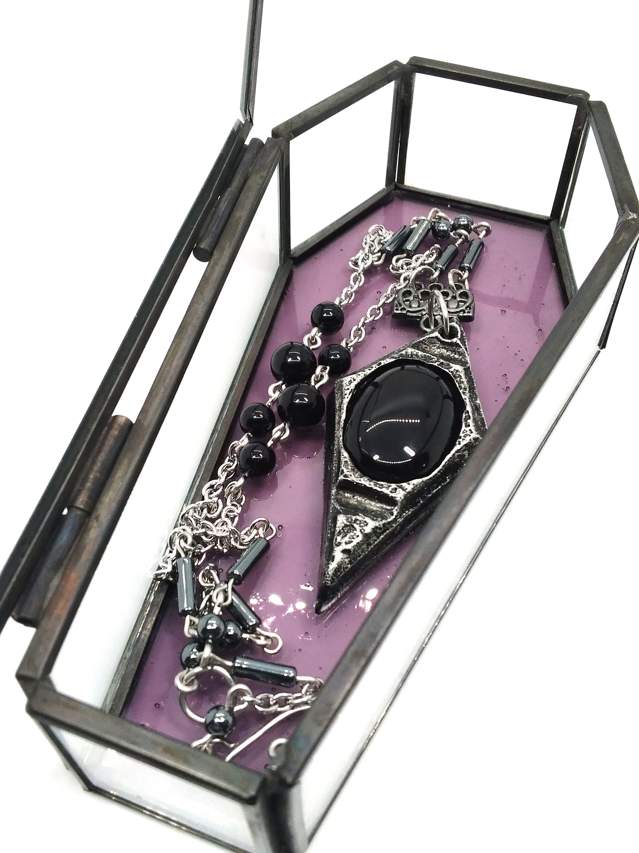 Goth Necklace - Goth Jewelry - Obelisk – JunkyardBat
