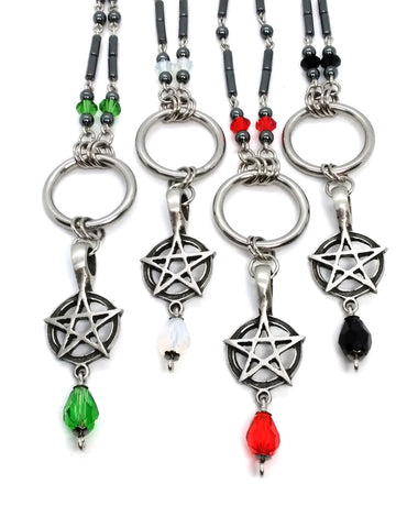 Goth Necklace - Pentacle Necklace