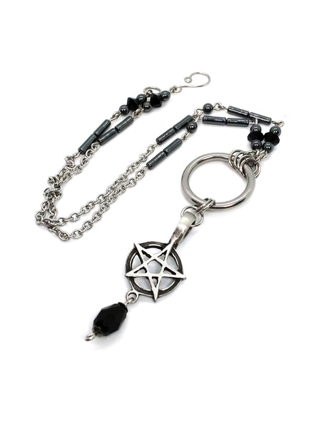 Goth Necklace - Pentacle Necklace