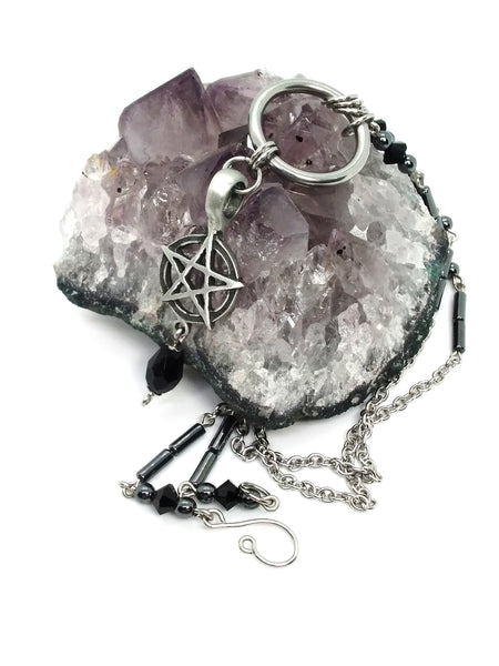 Goth Necklace - Pentacle Necklace