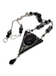 (Wholesale) Goth Necklace - Triad - Onyx